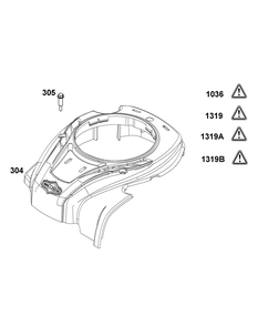 Blower Housing Group Diagram and Parts List for 08P602-0029-H5 020000 - 09Z999 Briggs and Stratton Engine